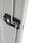 Jemini 2 Door Storage Cupboard Metal 950x420x1960mm Grey KF08503