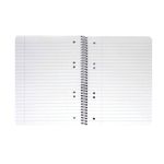 Q-Connect Spiral Bound Polypropylene Notebook 160 Pages A5 Green (5 Pack) KF10033