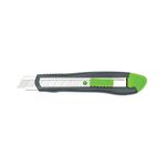 Q-Connect Heavy Duty 18mm Cutting Knife Black/Green 68BC