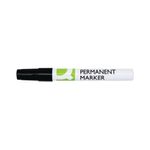 Q-Connect Permanent Marker Bullet Tip 4mm Black Pack of 10 KF11708