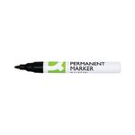 Q-Connect Permanent Marker Bullet Tip 4mm Black Pack of 10 KF11708