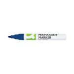 Q-Connect Permanent Marker Bullet Tip 4mm Blue Pack of 10 KF11709