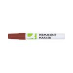 Q-Connect Permanent Marker Bullet Tip 4mm Red Pack of 10 KF11710