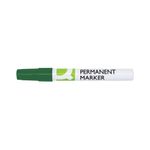 Q-Connect Permanent Marker Bullet Tip 4mm Green Pack of 10 KF11711