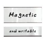 Q-Connect Magnetic Racking Strip White PVC 30mmx1.5mmx5m KF18991
