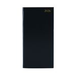5 Star Slim Desk Diary Portrait Week To View Black 2026 KF1BK26