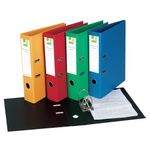 Q-Connect 70mm Lever Arch File Polypropylene Foolscap Black (Pack of 10) KF20025