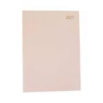 Desk Diary 2 Page Per Day A4 Soft Beige 2027 FS669236