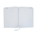 Desk Diary 2 Page Per Day A4 Silver Grey 2027 FS669206