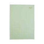 Desk Diary 2 Page Per Day A4 Sage Green 2027 FS669430