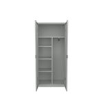 5 Star Janitorial Cleaning Cupboard Locker Steel Silver KF70110