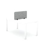 5 Star Desk Mounted PET Screen 790x400mm Grey KF70115