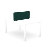 5 Star Desk Mounted PET Screen 1190x400mm Green KF70120