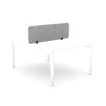 5 Star Desk Mounted PET Screen 1390x400mm Grey KF70121