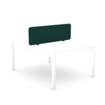 5 Star Desk Mounted PET Screen 1390x400mm Green KF70123