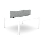 5 Star Desk Mounted PET Screen 1590x400mm Grey KF70124