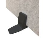5 Star Surface Moveable Mount Desktop PET Clamps x 2 Black KF70132