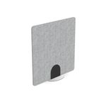5 Star Floorstanding PET Screen 1200x1200mm Grey KF70133