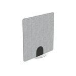 5 Star Floorstanding PET Screen 1200x1200mm Grey KF70133
