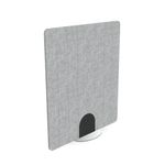 5 Star Floorstanding PET Screen 1200x1400mm Grey KF70136