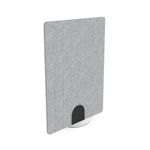 5 Star Floorstanding PET Screen 1200x1600mm Grey KF70139