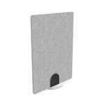 5 Star Floorstanding PET Screen 1200x1600mm Grey KF70139