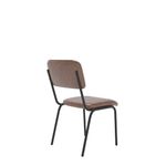 5 Star Culla Side Chair 460x540x795mm Polyurethane Brown/Black KF70144