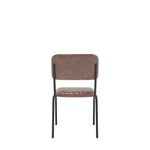 5 Star Culla Side Chair 460x540x795mm Polyurethane Brown/Black KF70144