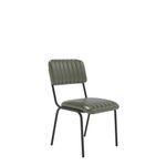 5 Star Culla Side Chair 460x540x795mm Polyurethane Green/Black KF70145