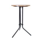 Trine Wooden Top High Table 700x700x1110mm KF70150
