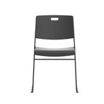 Titan Arc High Density Stacker Chair 520x545x805mm Black KF70153