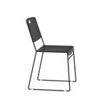 Titan Arc High Density Stacker Chair 520x545x805mm Black KF70153