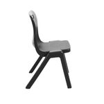 Titan One Piece Retold Chair Size 5 470x500x770mm Black KF70160