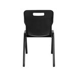 Titan One Piece Retold Chair Size 6 470x530x805mm Black KF70161