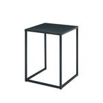 5 Star Bordo Set of 3 Nested Tables Black KF70316