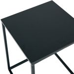 5 Star Bordo Set of 3 Nested Tables Black KF70316