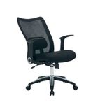 Jemini Zumo Mesh Back Chair with Folding Arms Black/Black KF70318