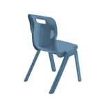 Titan One Piece Retold Chair Size 5 470x500x770mm Steel Blue KF70505