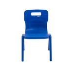 Titan One Piece Classroom Chair 363x343x563mm Blue (Pack of 30) KF838729