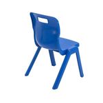 Titan One Piece Classroom Chair 435x384x600mm Blue (Pack of 30) KF838734