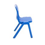 Titan One Piece Classroom Chair 432x408x690mm Blue (Pack of 30) KF838739