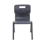 Titan One Piece Classroom Chair 432x408x690mm Charcoal (Pack of 30) KF838741