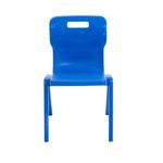 Titan One Piece Classroom Chair 480x486x799mm Blue (Pack of 30) KF838724