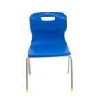 Titan 4 Leg Classroom Chair 438x398x670mm Blue KF72180