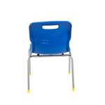 Titan 4 Leg Classroom Chair 438x398x670mm Blue KF72180