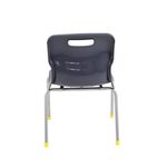 Titan 4 Leg Classroom Chair 438x398x670mm Charcoal KF72182