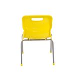 Titan 4 Leg Classroom Chair 438x398x670mm Yellow KF72183