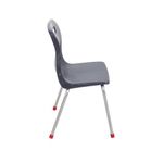Titan 4 Leg Classroom Chair 438x416x322mm Charcoal KF72187