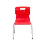 Titan 4 Leg Classroom Chair 497x477x790mm Red KF72189