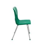 Titan 4 Leg Classroom Chair 497x477x790mm Green KF72191